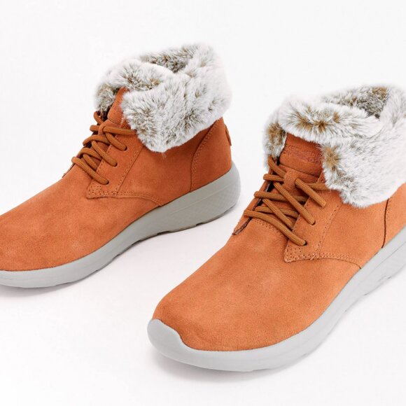 Skechers On The Go City Boot  Rust Orange 7.5W - Picture 1 of 1